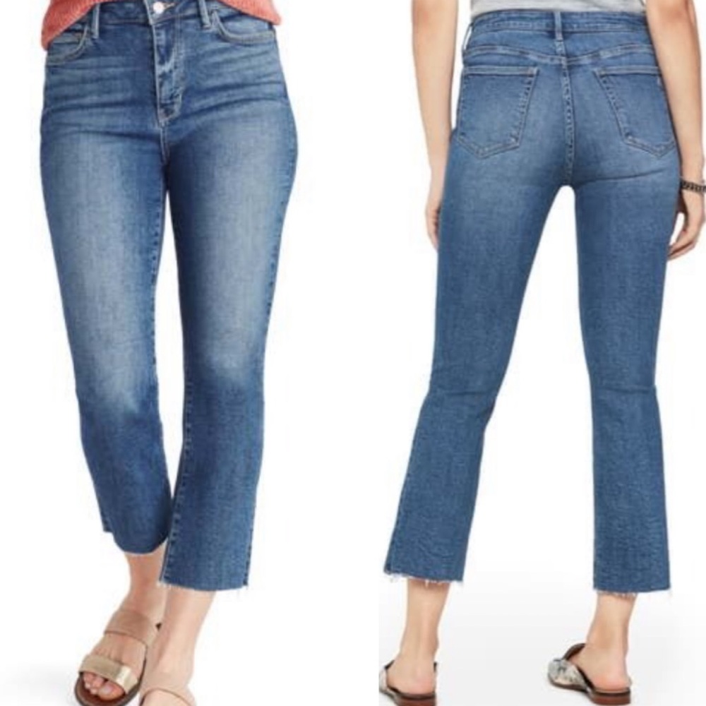 NEW Sam Edelman Stiletto Crop Bootcut Jeans